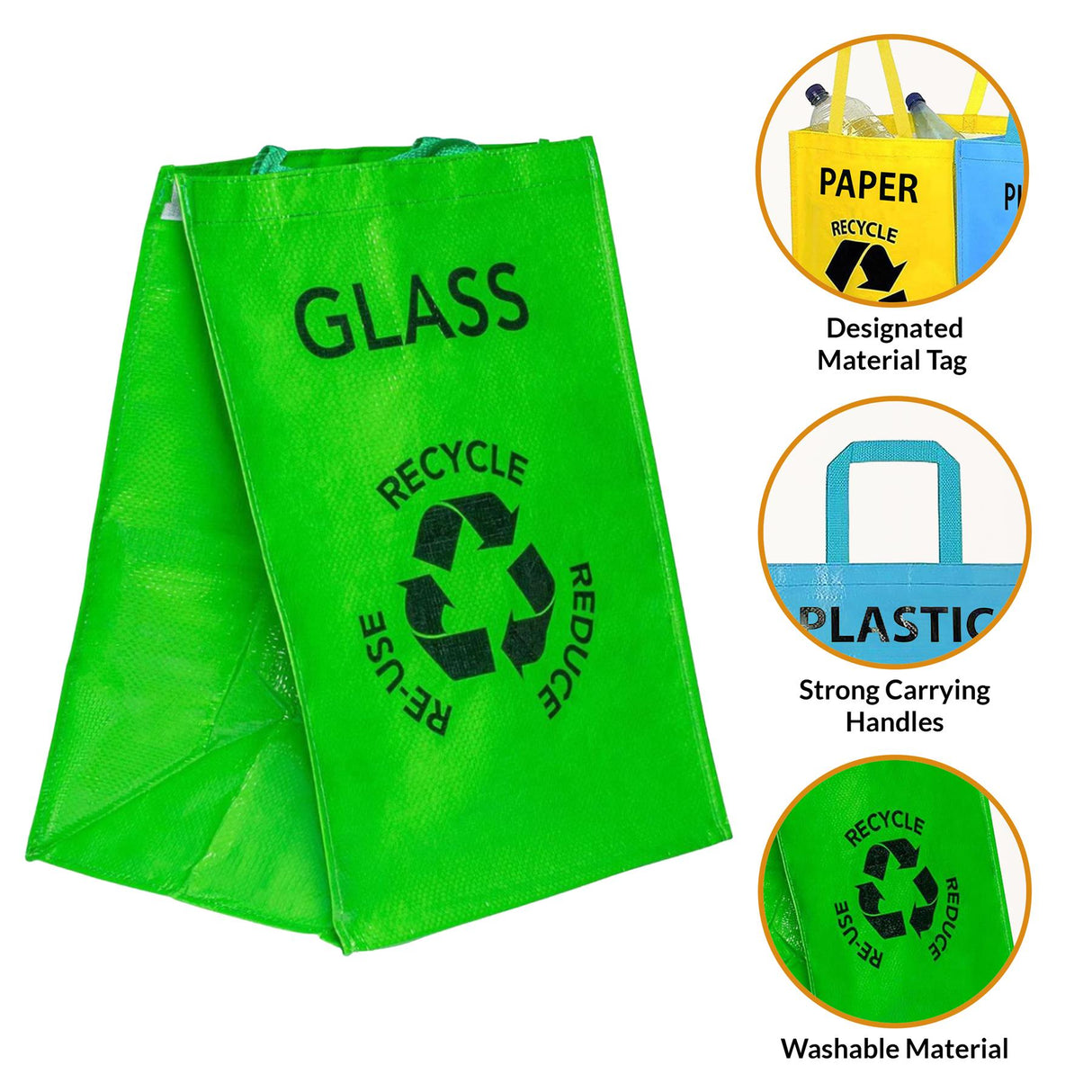 Recycle Carry Bags by GEEZY - UKBuyZone