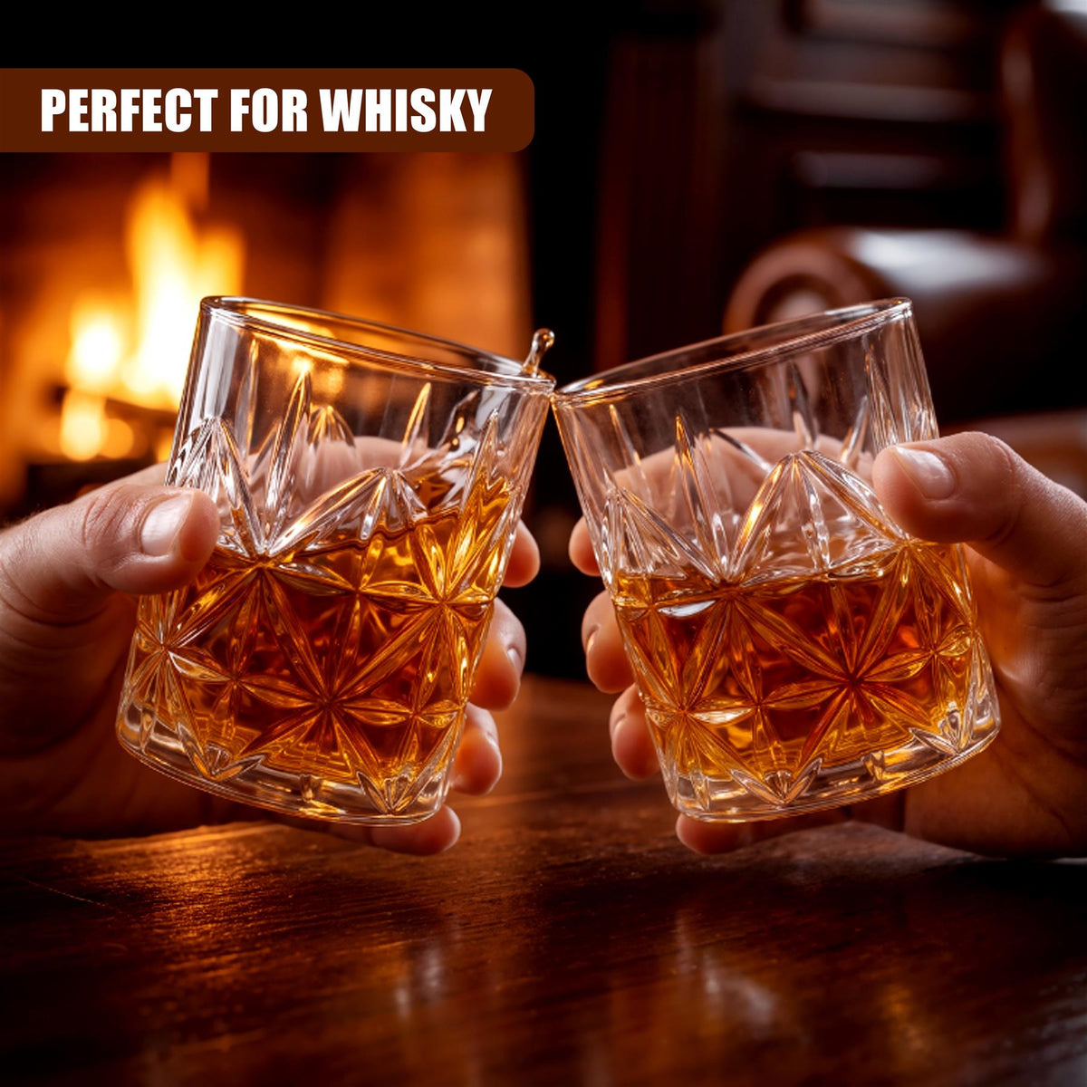Set of 4 Whisky Glasses