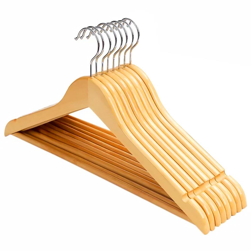 Wooden Coat Hangers by GEEZY - UKBuyZone