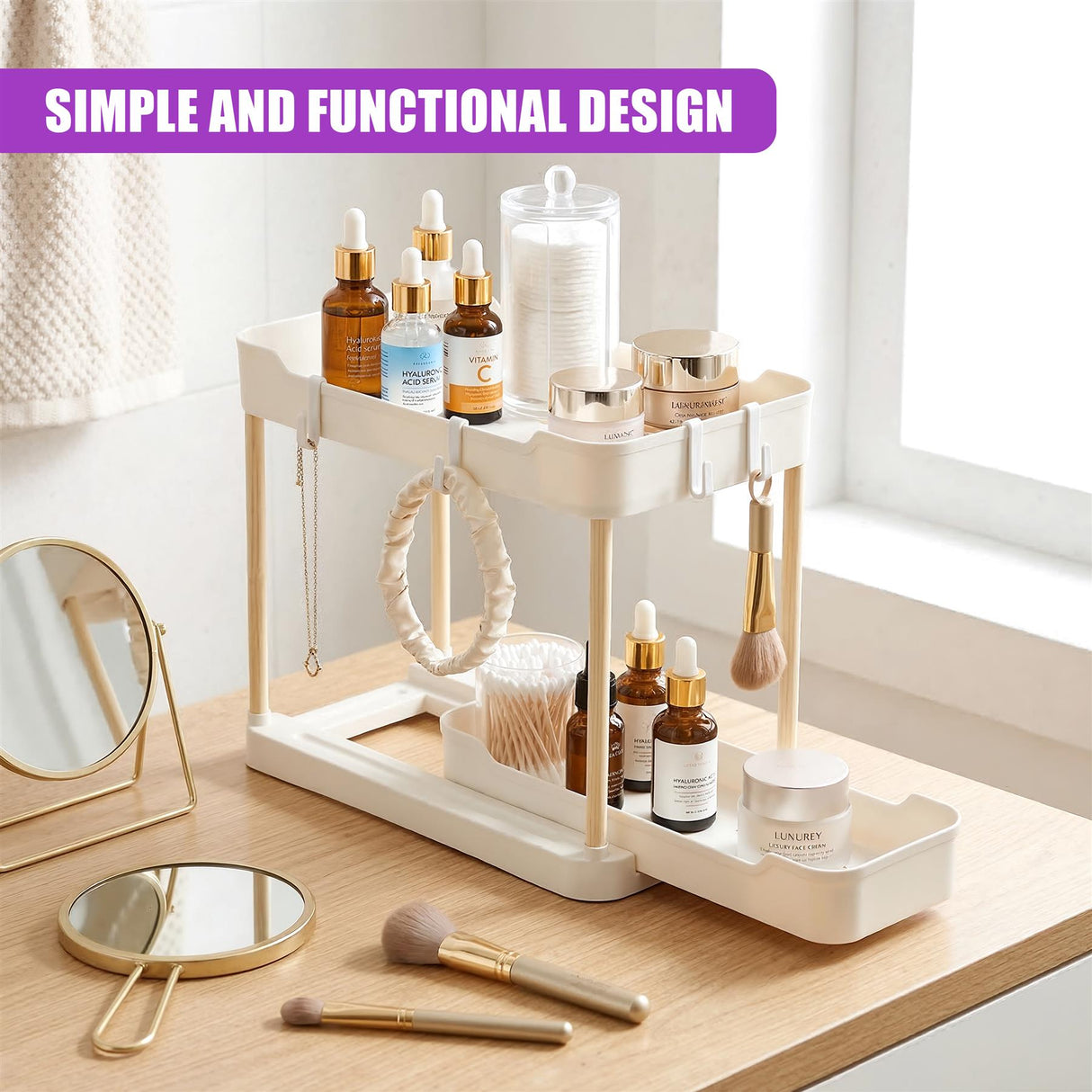 2 Tier Pull Out Organiser