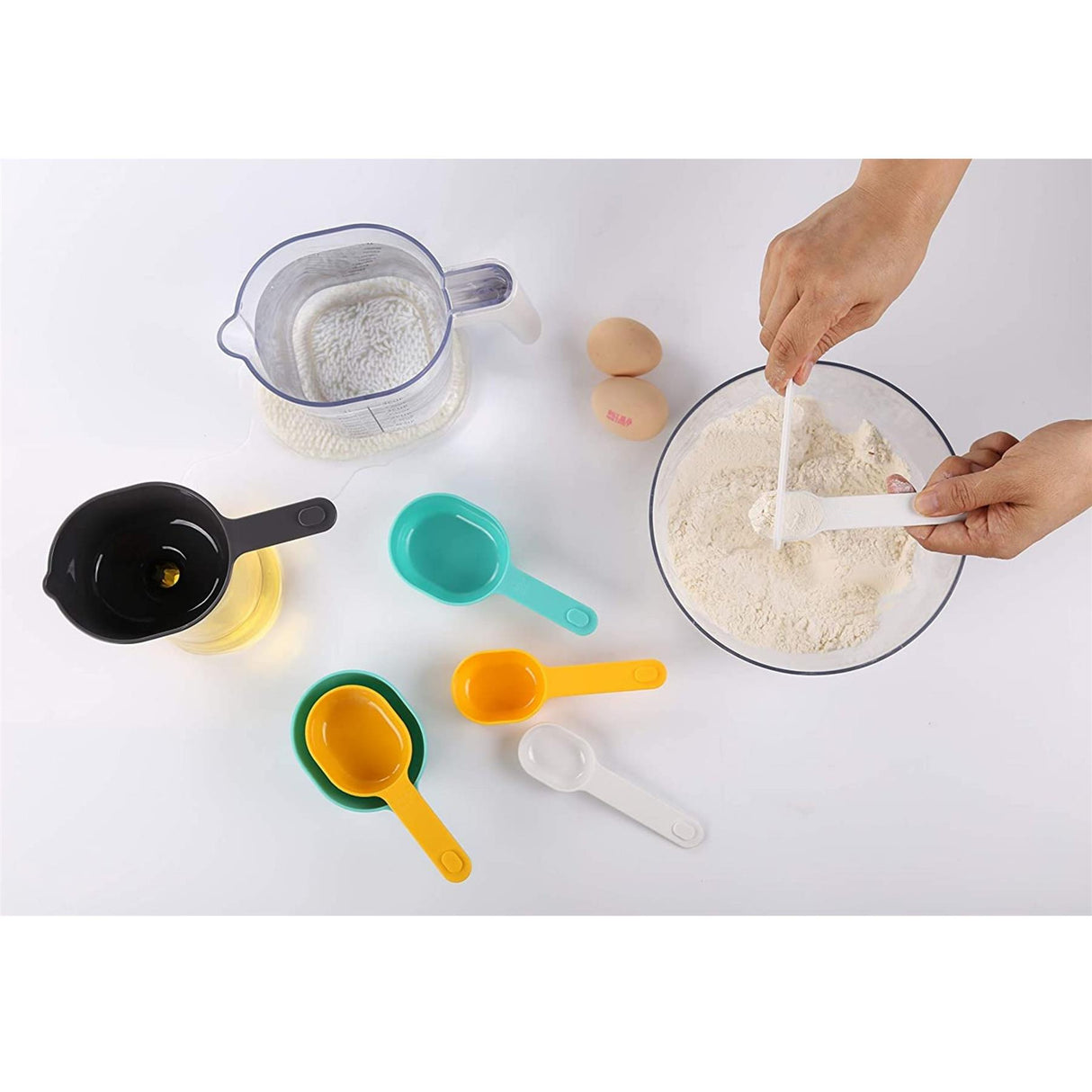 Measuring Cups & Spoons Set 9pcs by Geezy - UKBuyZone