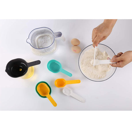 Measuring Cups & Spoons Set 9pcs by Geezy - UKBuyZone