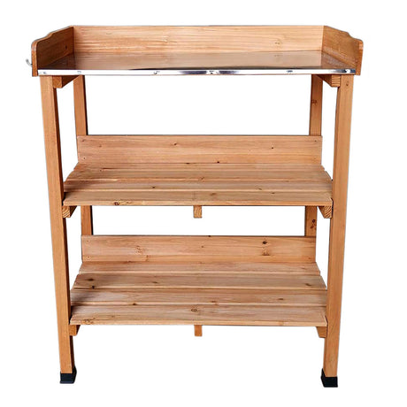 Wooden Practical Planting Table by GEEZY - UKBuyZone