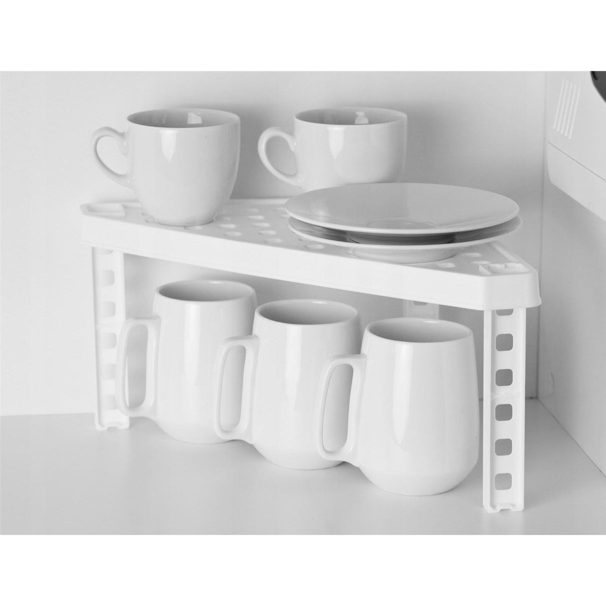 Storage Stackable Corner Shelf by Geezy - UKBuyZone