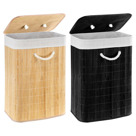 Bamboo Laundry Basket by GEEZY - UKBuyZone