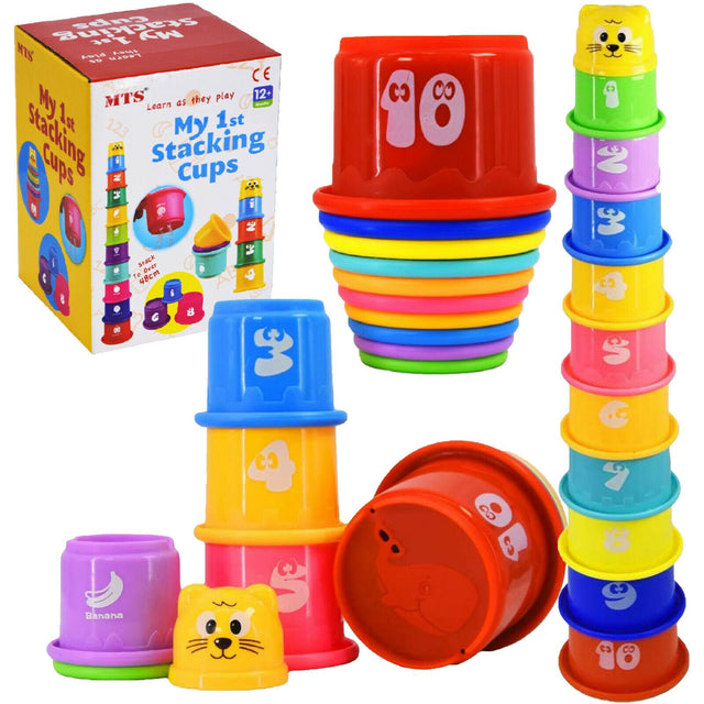 11-Piece Stacking & Nesting Bath Toy Set by The Magic Toy Shop - UKBuyZone