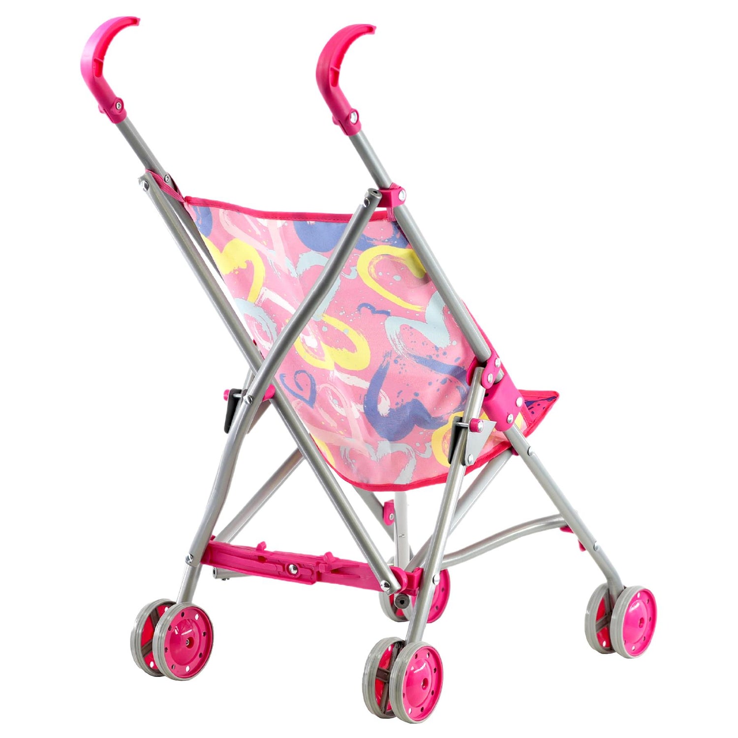 Baby Doll Pink Foldable Stroller by BiBi Doll - UKBuyZone