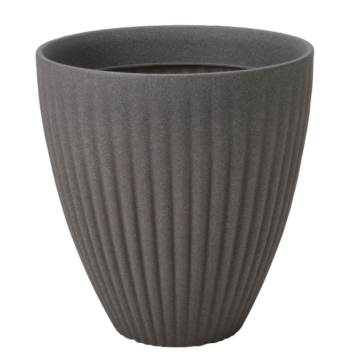 Large Grey Round Planter by GEEZY - UKBuyZone