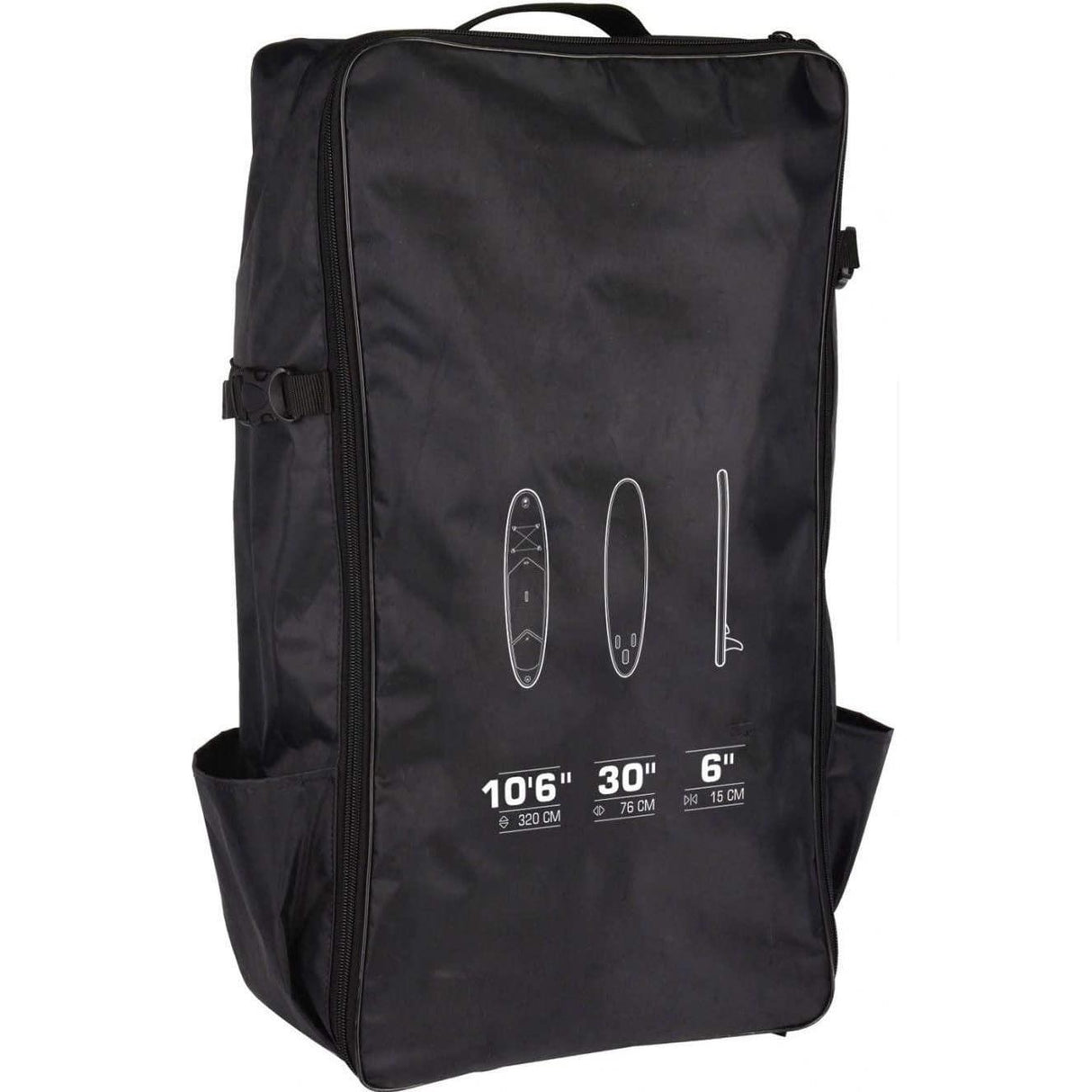 Inflatable SUP Stand Up Paddle Board Grey 320cm by Geezy - UKBuyZone