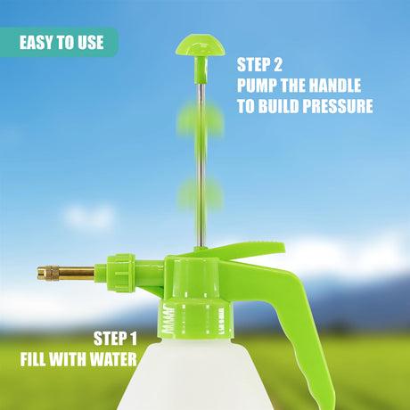 2L Garden Pressure Spray Bottle Plant Water Spray by GEEZY - UKBuyZone