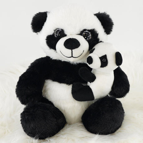 Super Soft Mommy & Baby Panda Plush Toy by The Magic Toy Shop - UKBuyZone