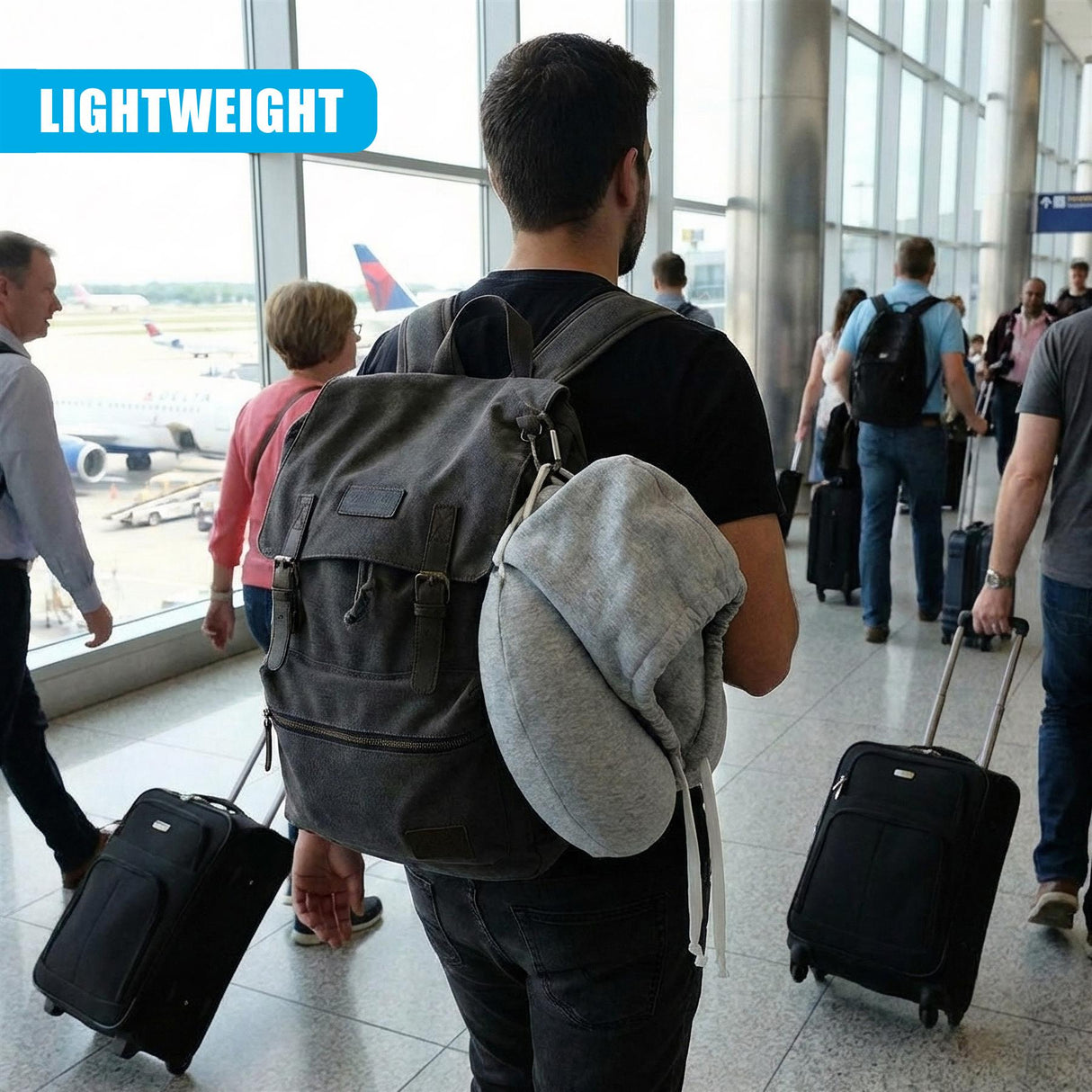 Soft Hooded Neck Travel Pillow