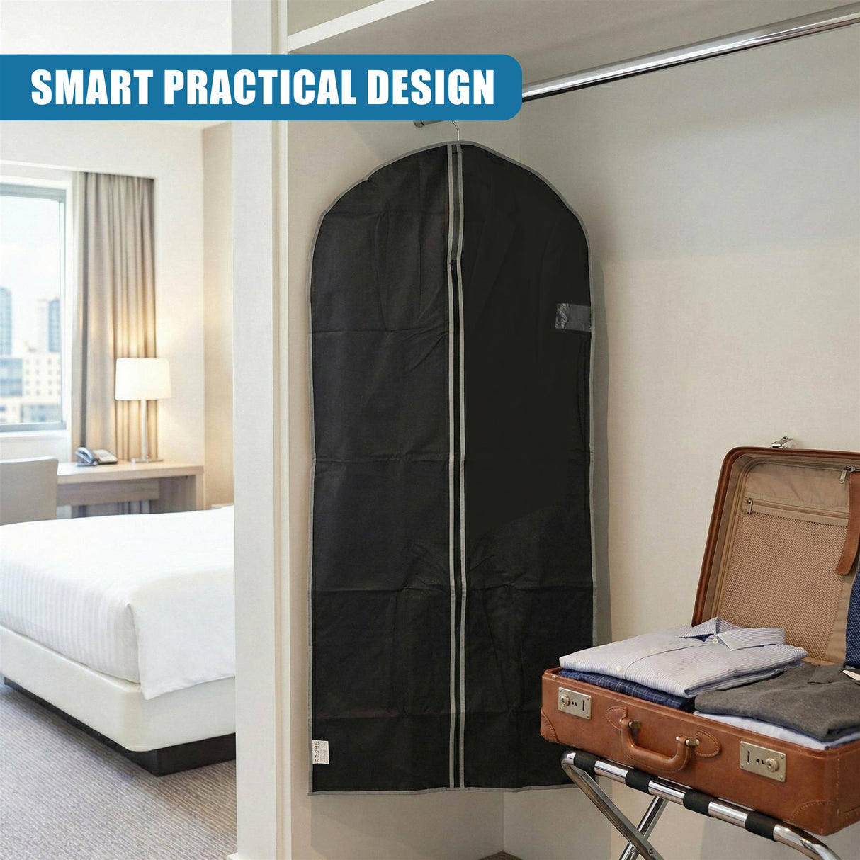 Garment Bags with Zip, Set of 2