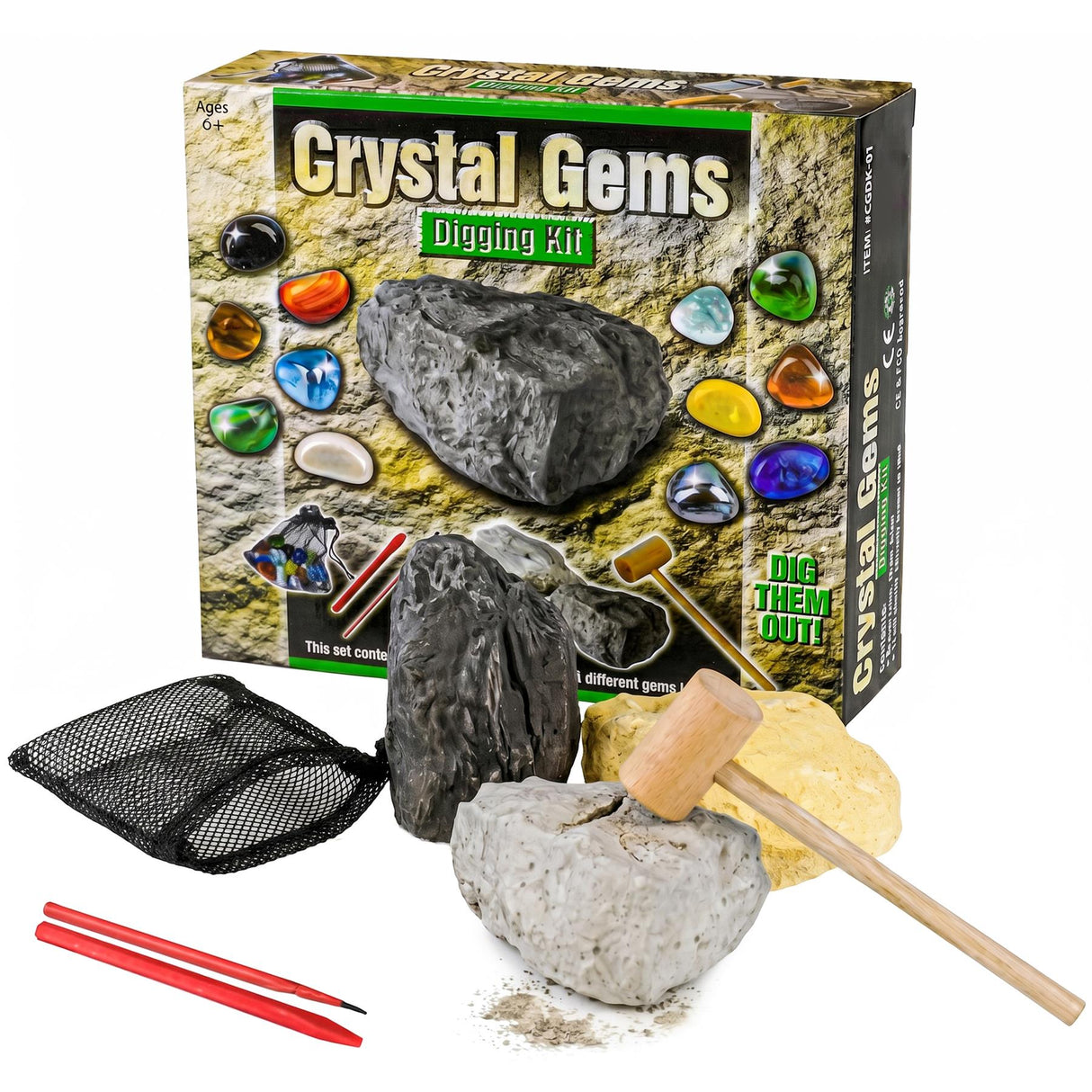 Crystal Gems Digging Kit