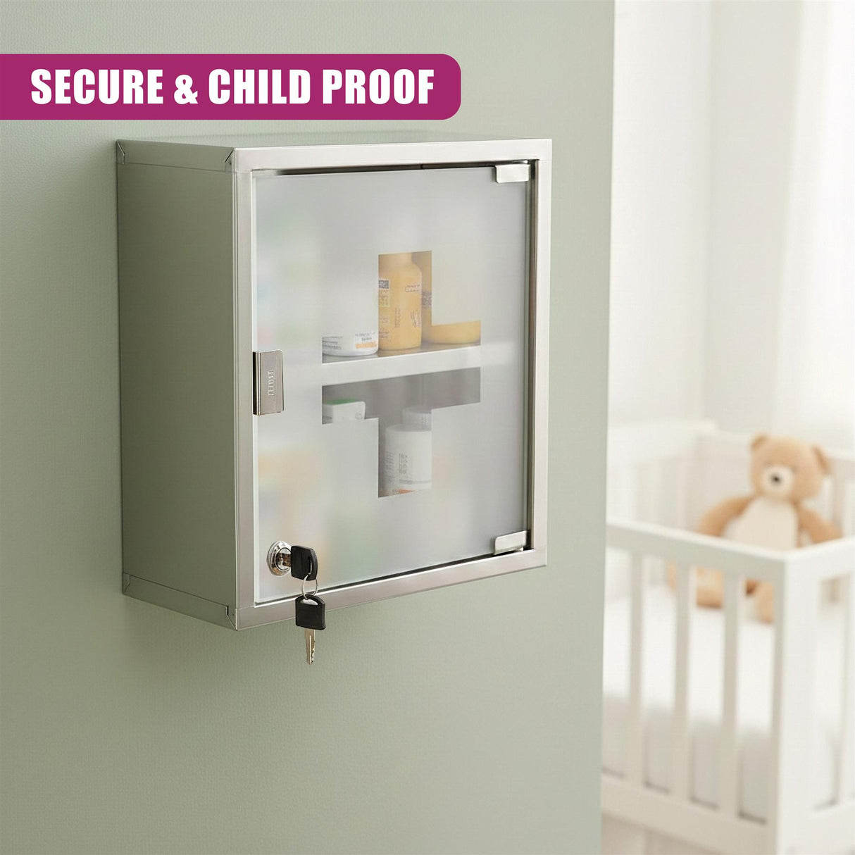 Wall Mountable Medicine Cabinet