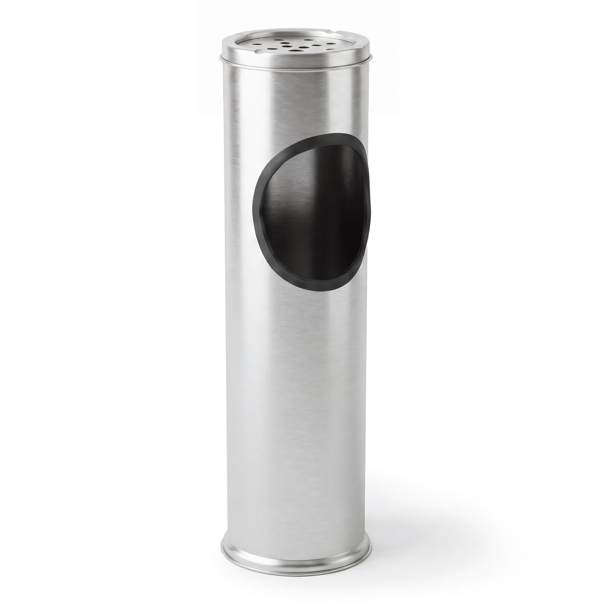 Free Standing Stainless Steel Outdoor Ashtray with Bin