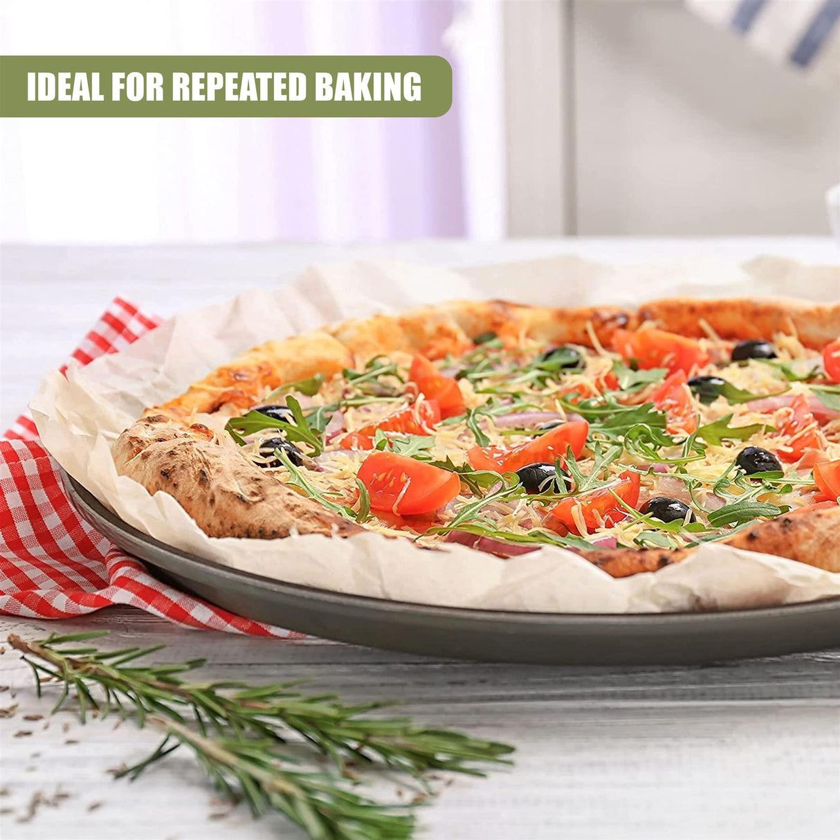 Non-Stick Pizza Baking Tray Set of 4