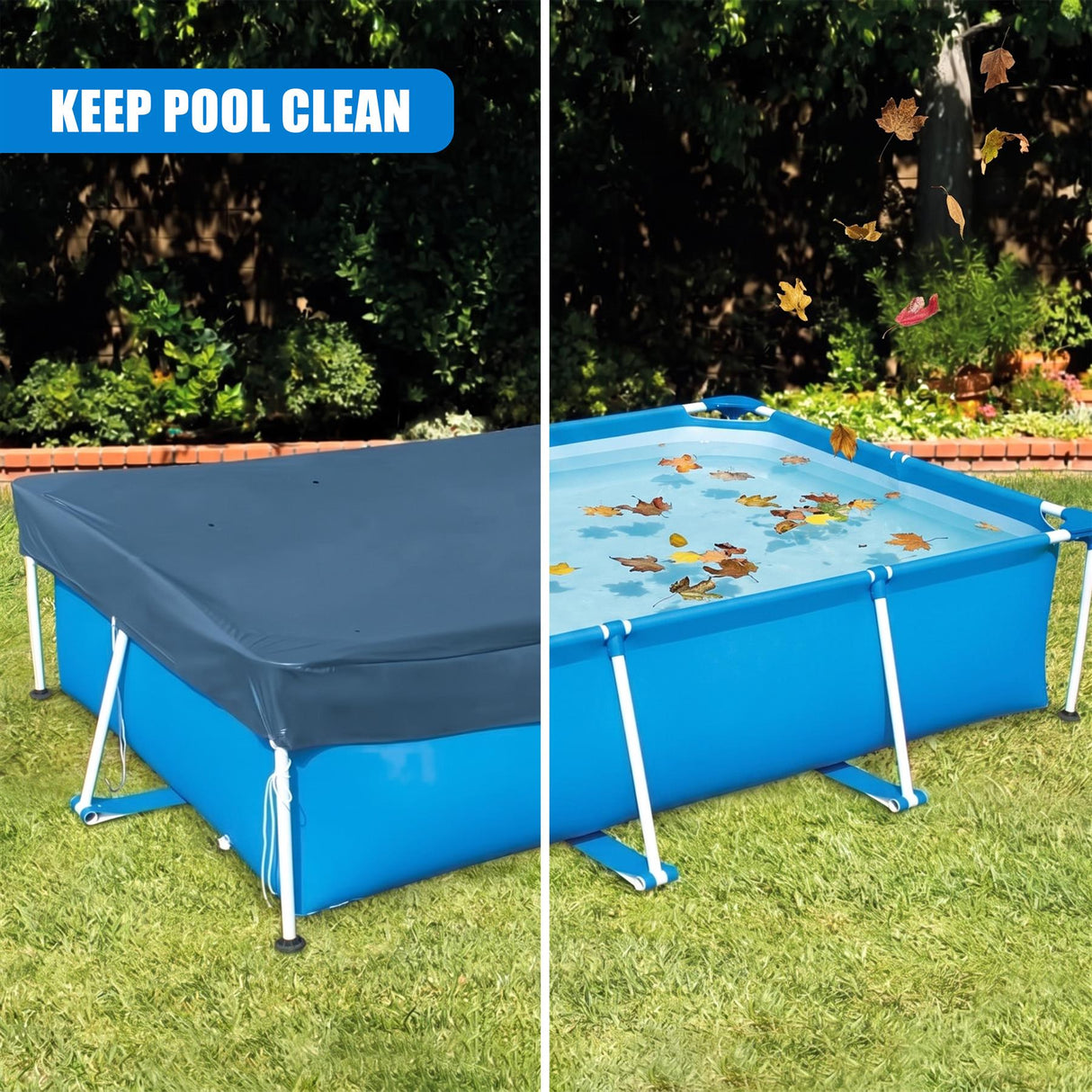 INTEX Rectangular Pool Cover 460x230cm for Metal Frame & Prism Pools