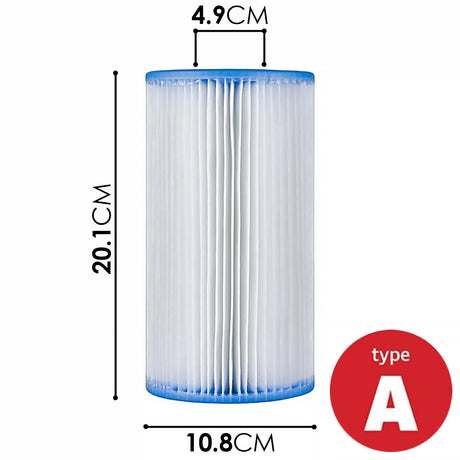 Intex Type A Replacement Filter Cartridge 6 Pack by Intex - UKBuyZone