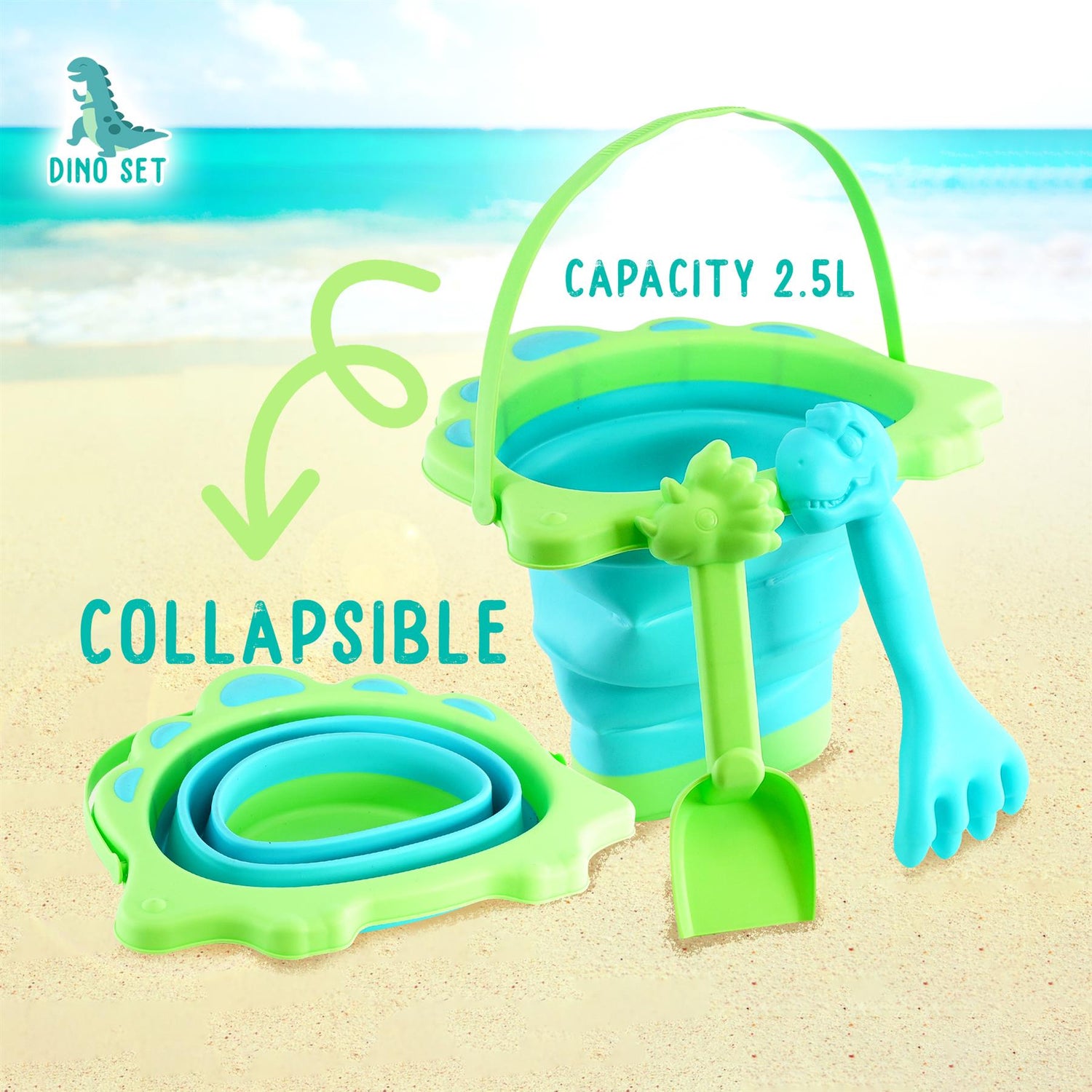 Animal Beach Bucket Set by The Magic Toy Shop - UKBuyZone