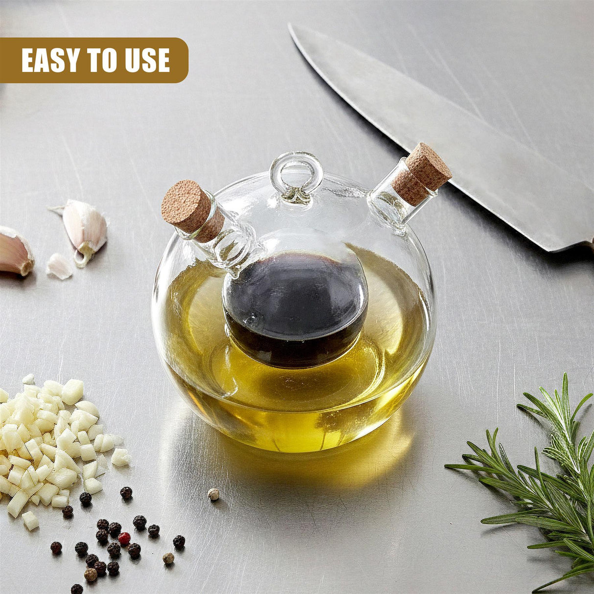 2 in 1 Oil Dispenser Bottle