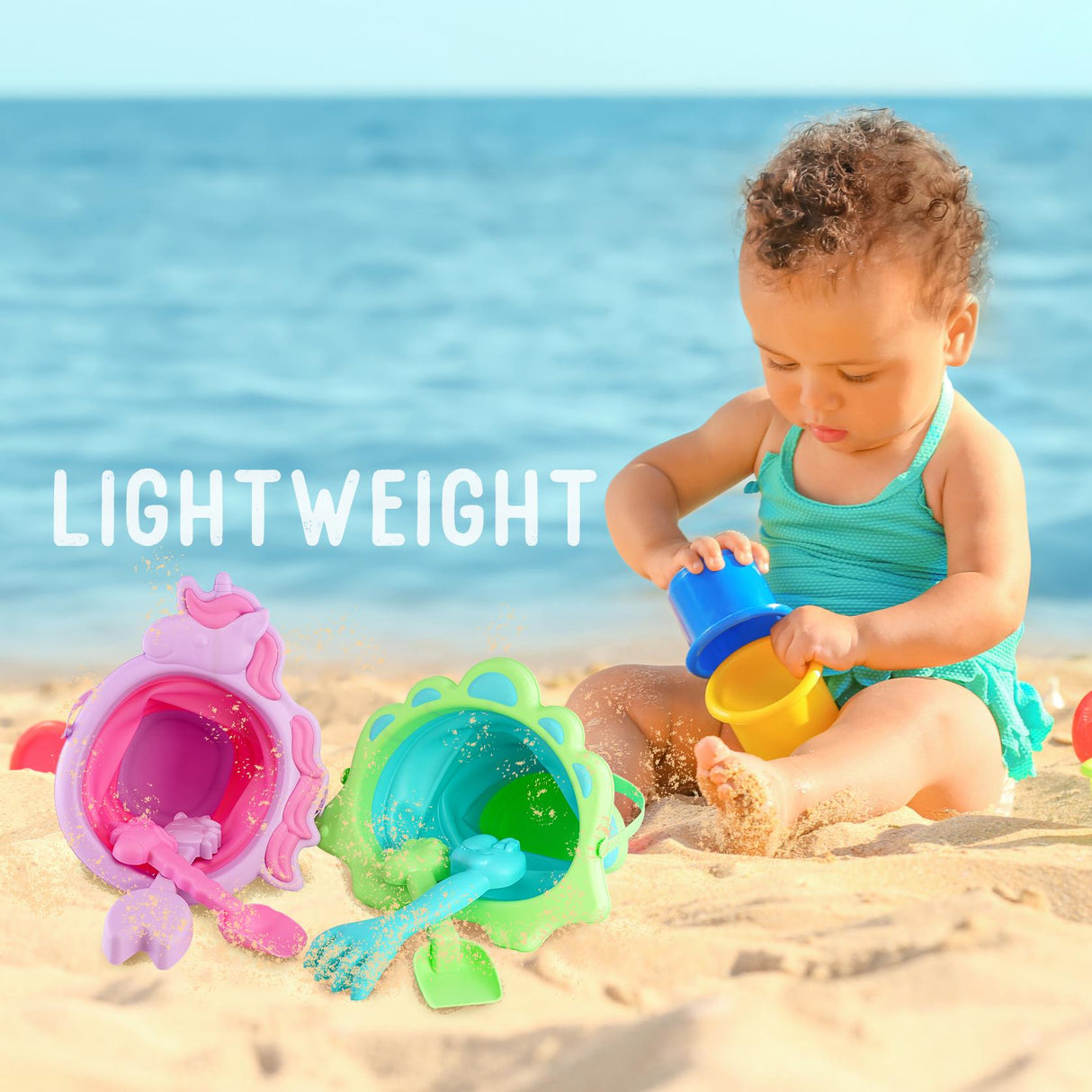 Animal Beach Bucket Set by The Magic Toy Shop - UKBuyZone