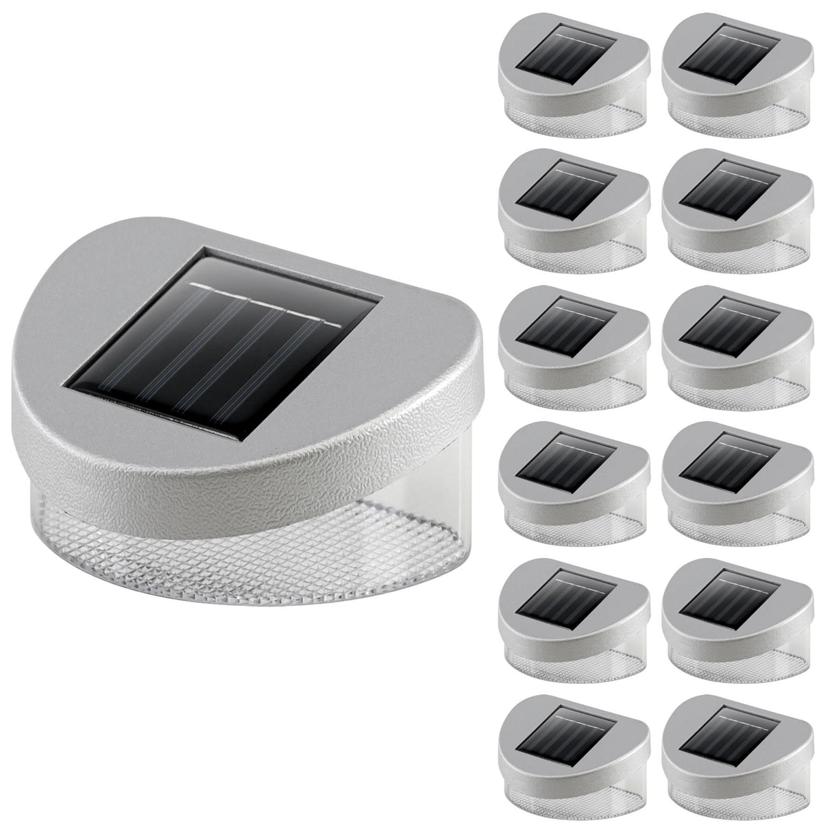 LED Solar Fence Lights by GEEZY - UKBuyZone