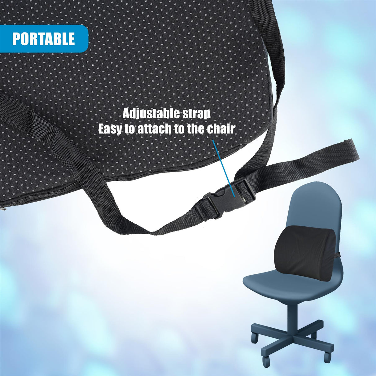 Orthopaedic Gel Seat Cushion by GEEZY - UKBuyZone