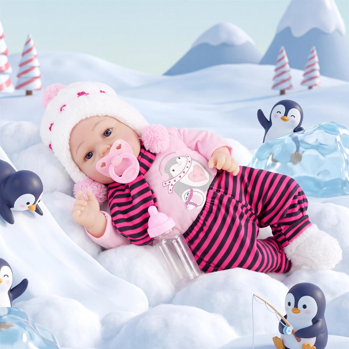 BiBi Reborn Awake Girl "Snowflake" (43 cm / 17")