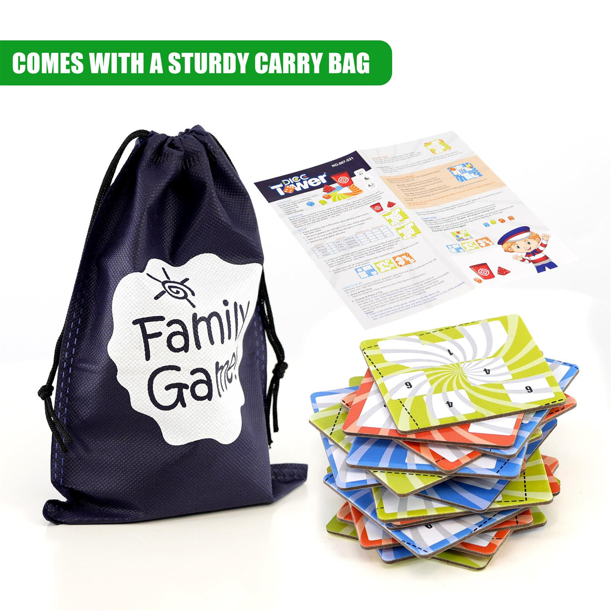 Dice Tower Balancing Board Game