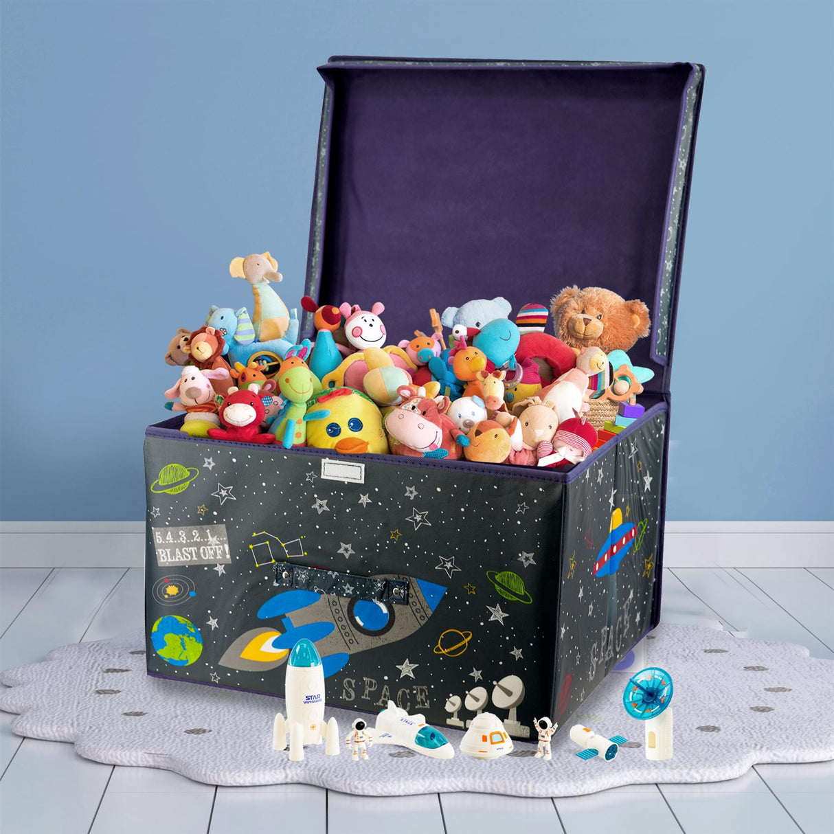 Blast Off Large Storage Box by The Magic Toy Shop - UKBuyZone