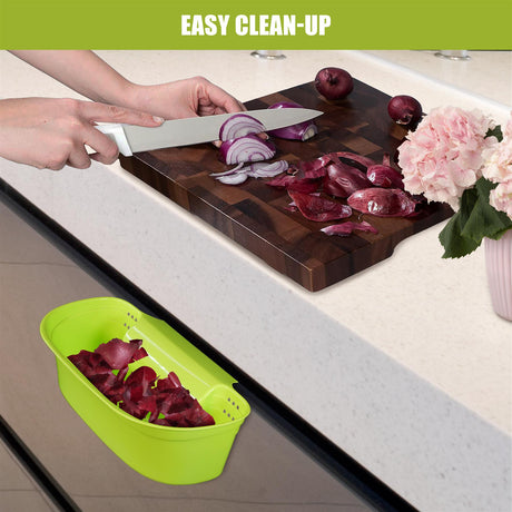 Hanging Kitchen Waste Basket 1.5L by Geezy - UKBuyZone