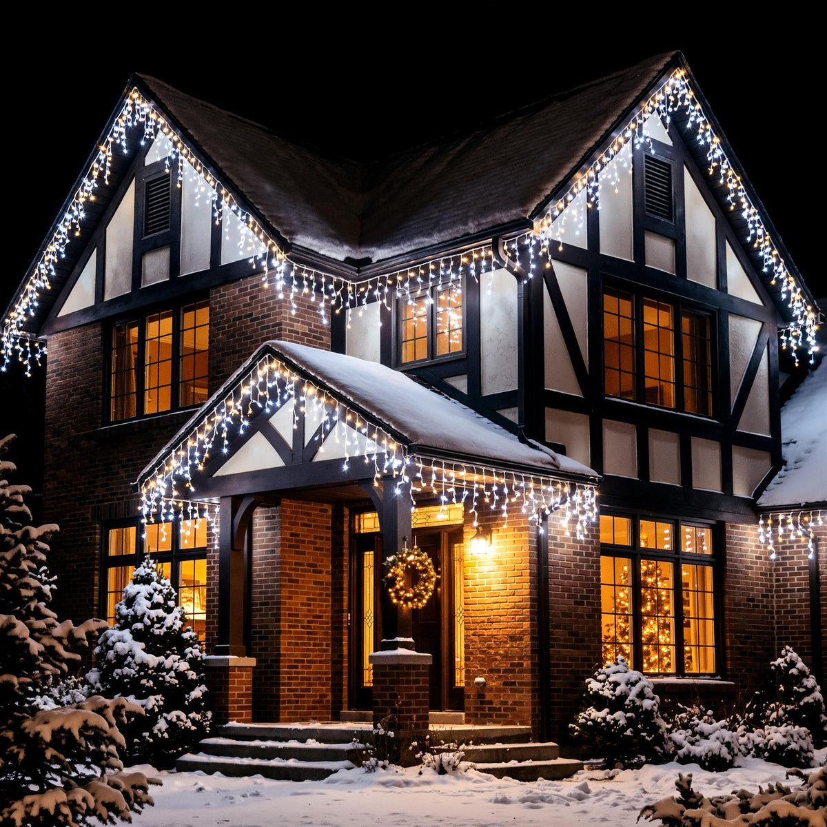 200 Warm White & White Fairy Light With Timer