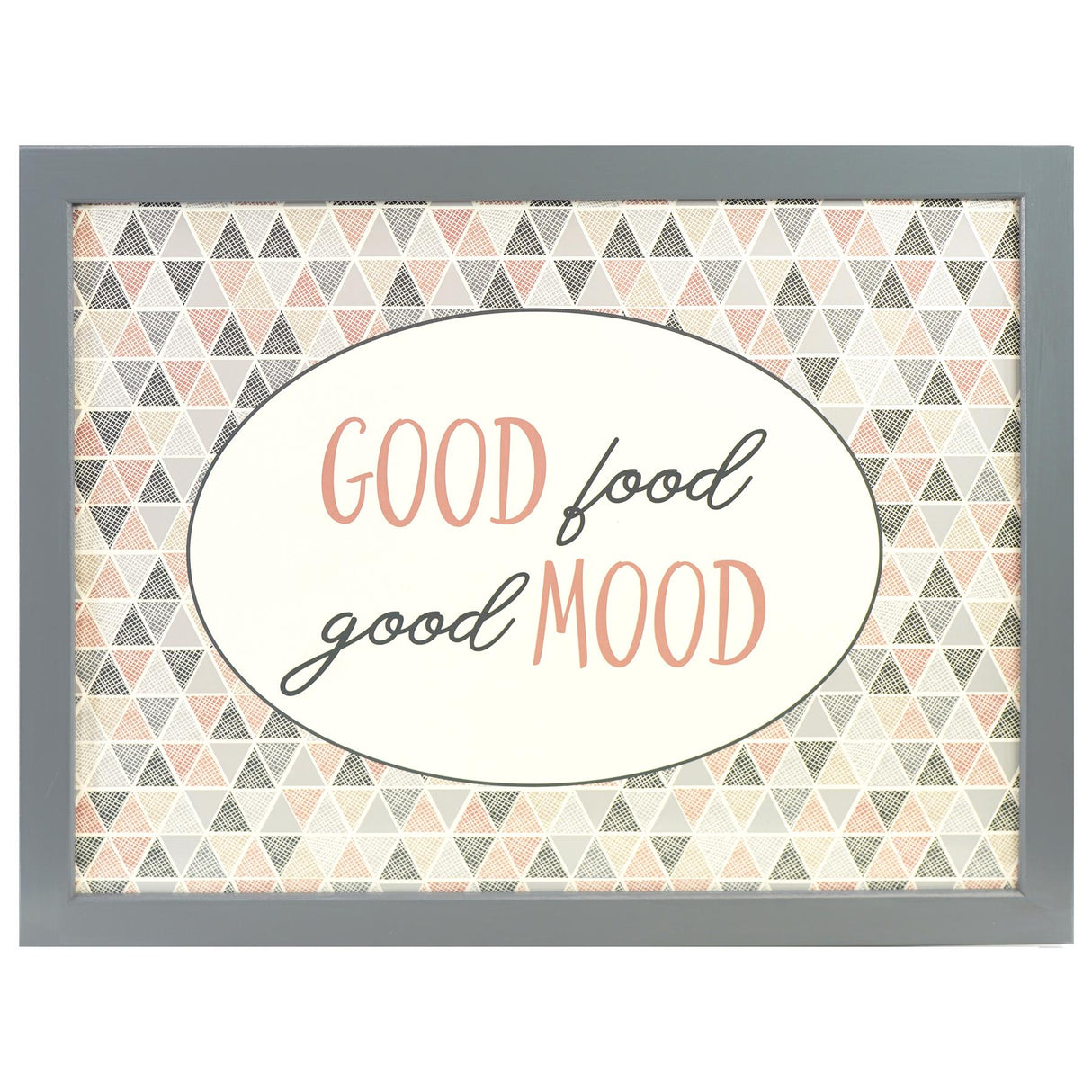 Good Food Good Mood Lap Tray With Bean Bag Cushion by Geezy - UKBuyZone