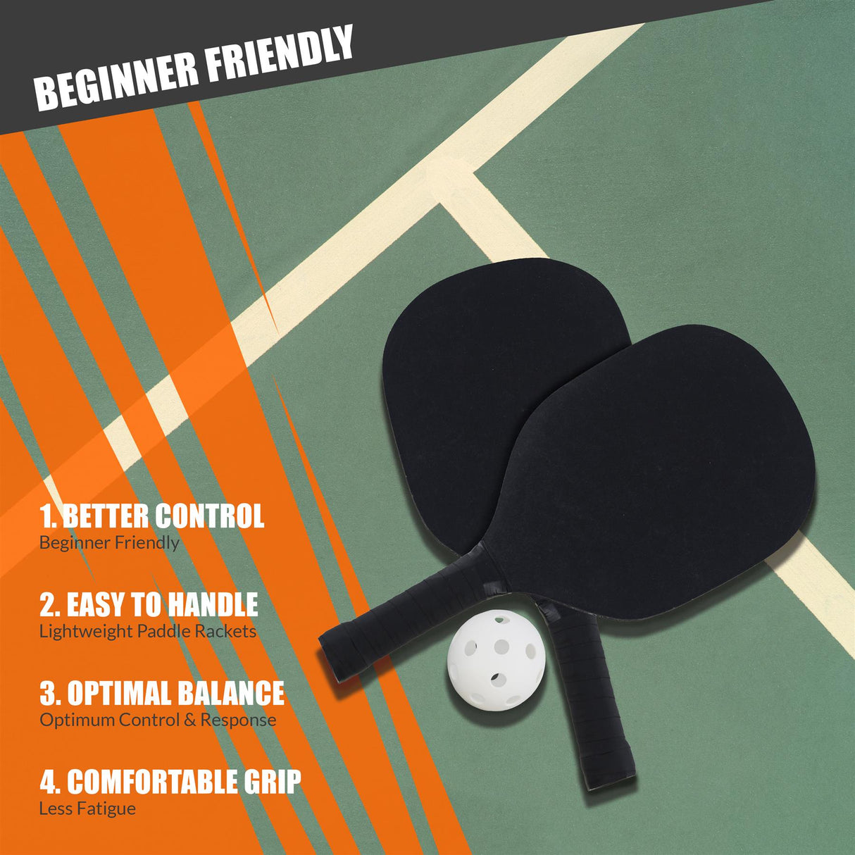 Pickleball Paddle and Ball Set by The Magic Toy Shop - UKBuyZone