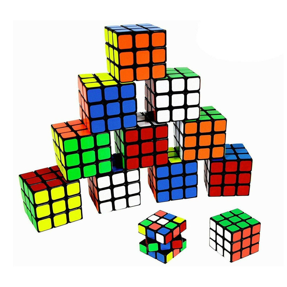 Set of 12 Large Puzzle Cubes by The Magic Toy Shop - UKBuyZone