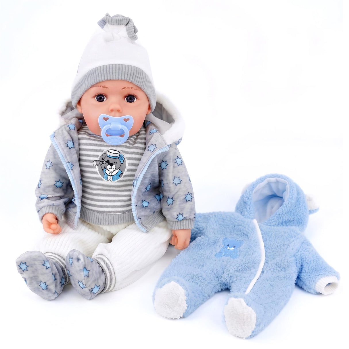 BiBi Baby Doll "Navy" (Sleepy Boy) (50 cm / 20")