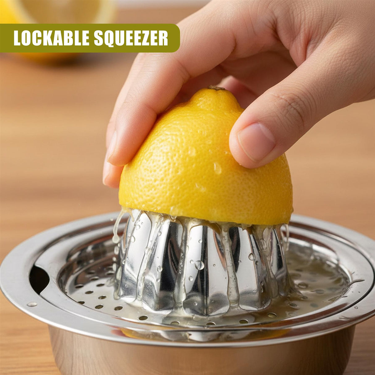 Stainless Steel Manual Citrus Juicer