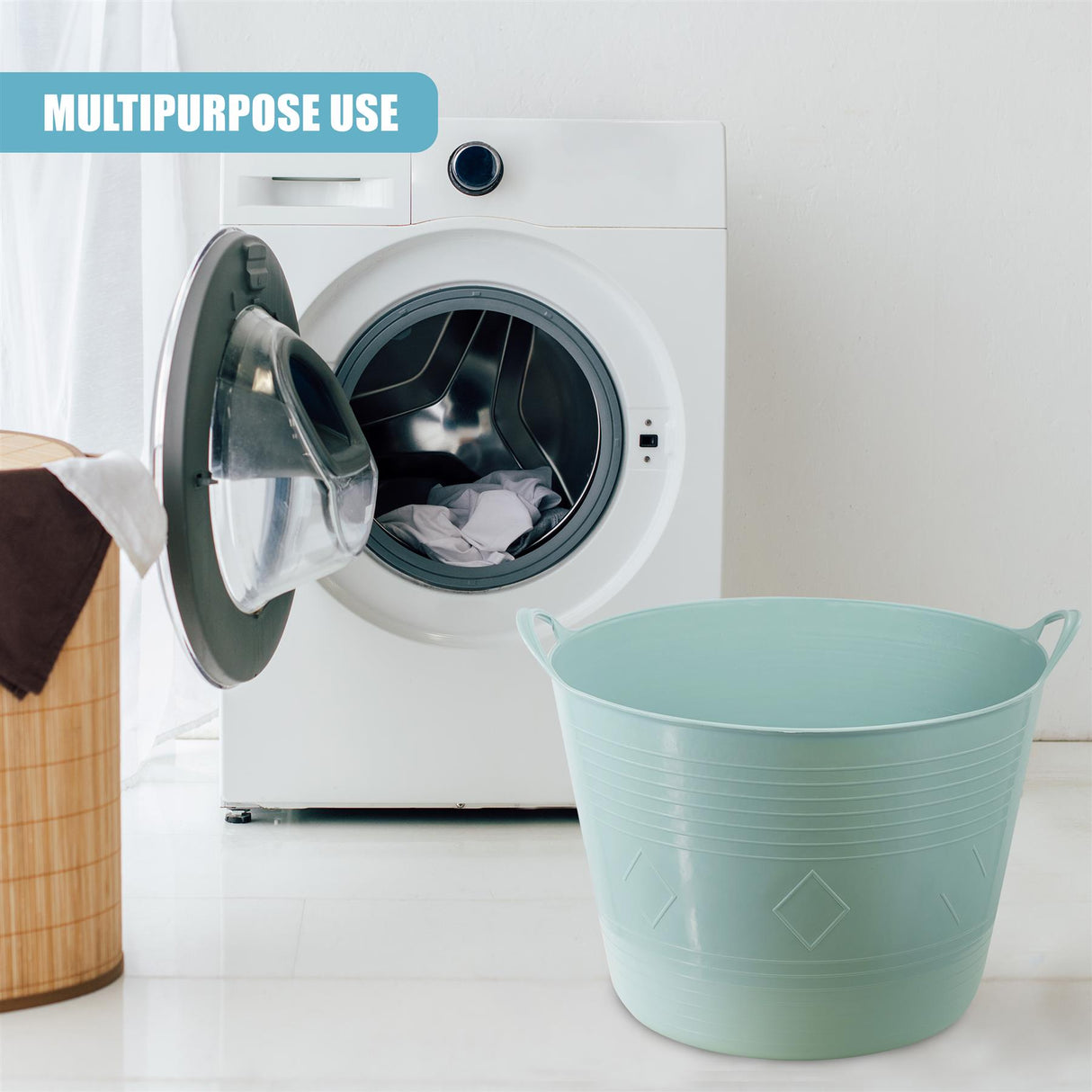 Flexi Tub 40L Home Garden Laundry Basket by GEEZY - UKBuyZone
