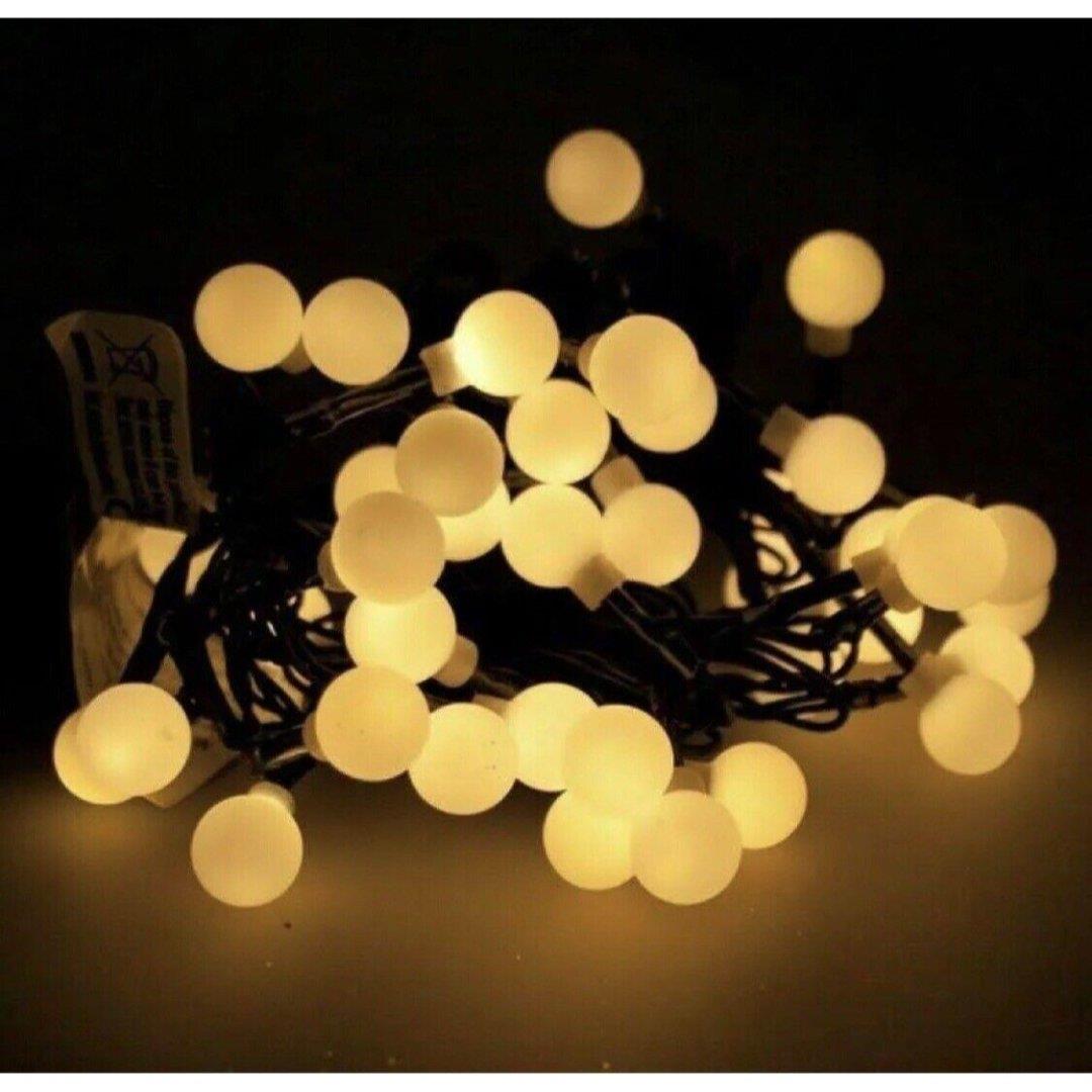 100 Berry Christmas LED Lights Warm White by Geezy - UKBuyZone