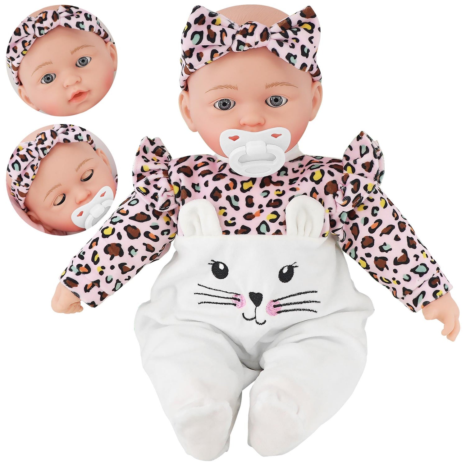 BiBi Kitten Sleeping Doll (40 cm / 16") by BiBi Doll - UKBuyZone