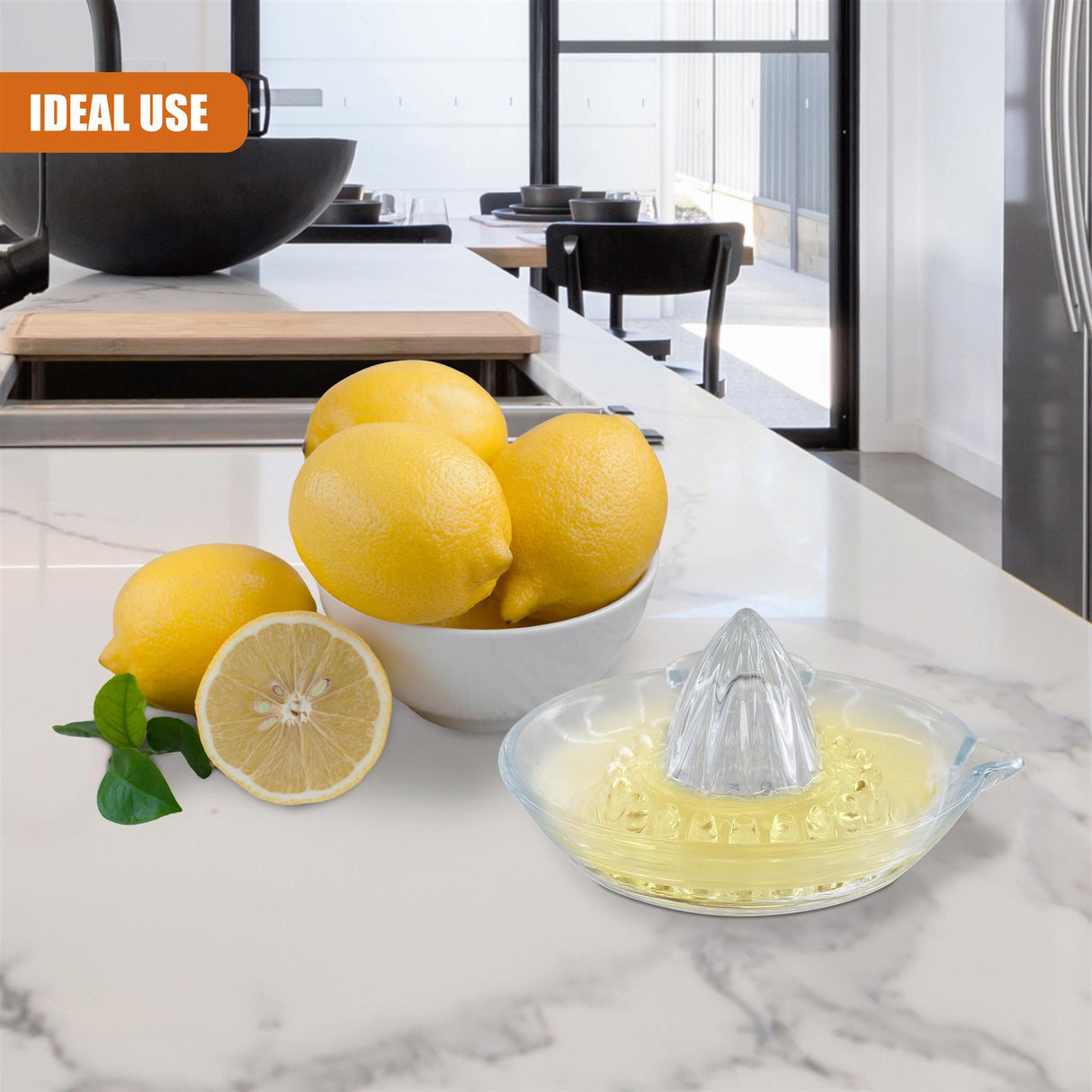 Glass Citrus Juicer by GEEZY - UKBuyZone