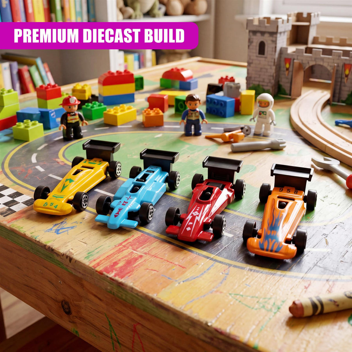 36 Piece Die-Cast Car Set