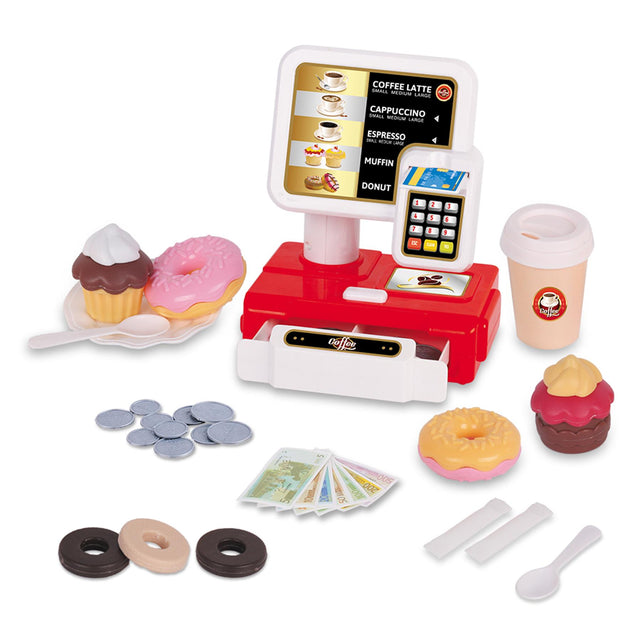 Coffee Shop Cash Register Toy Set by The Magic Toy Shop - UKBuyZone