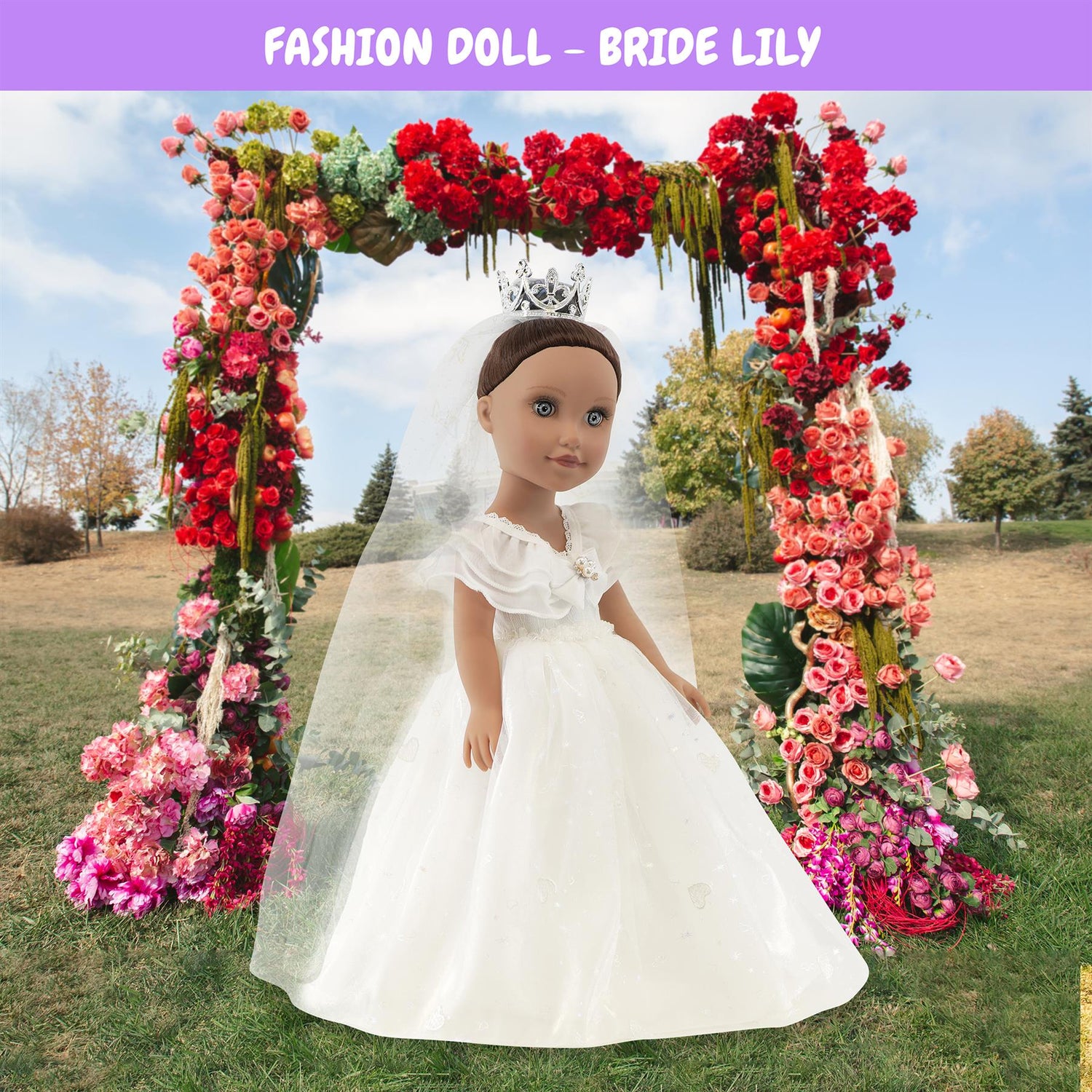 BiBI Fashion Doll "BRIDE LILY" (47 cm / 18") by BiBi Doll - UKBuyZone