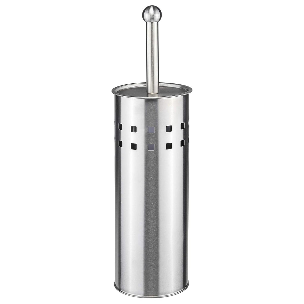 Stainless Steel Toilet Brush & Holder by GEEZY - UKBuyZone