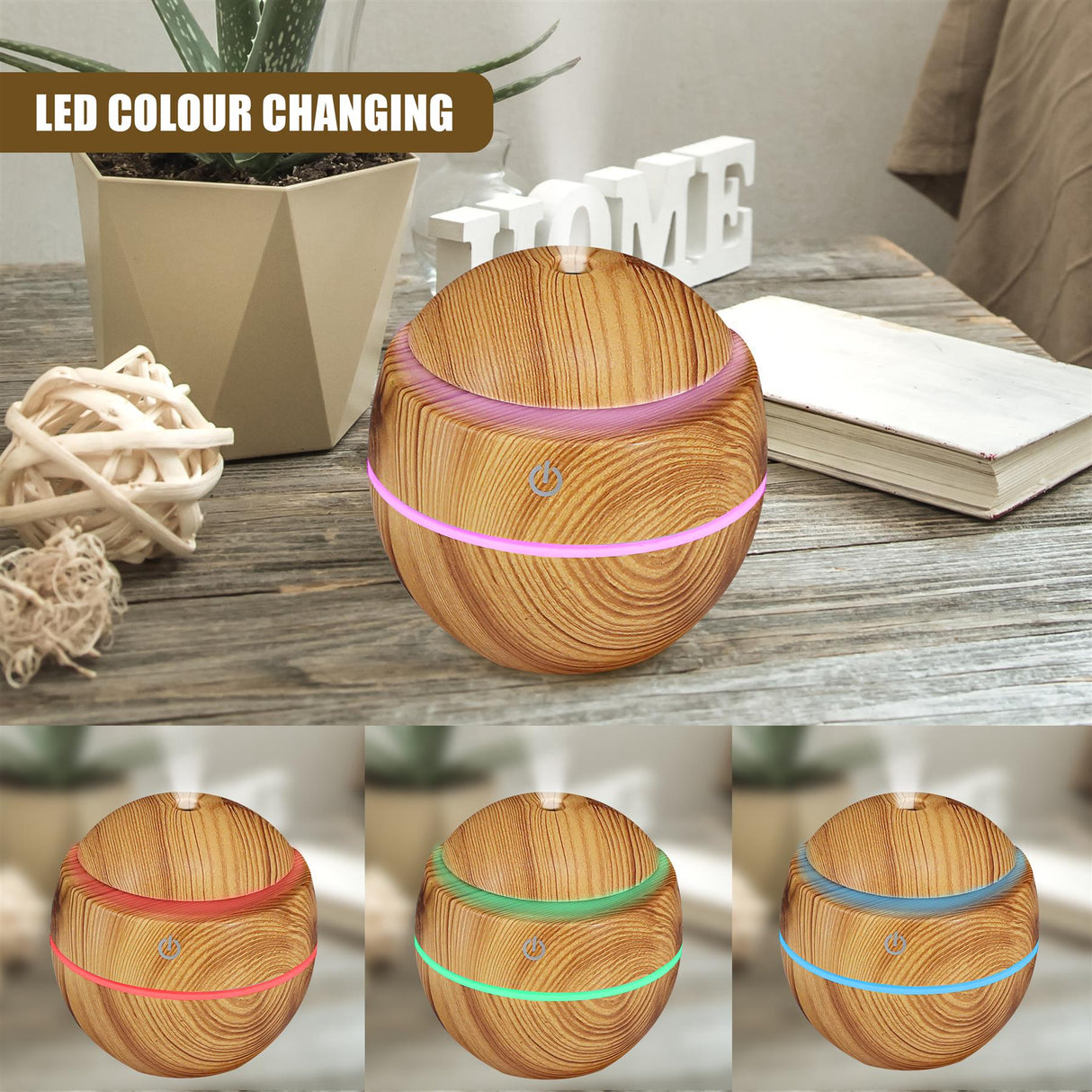 Mini Humidifier USB 130ml by GEEZY - UKBuyZone