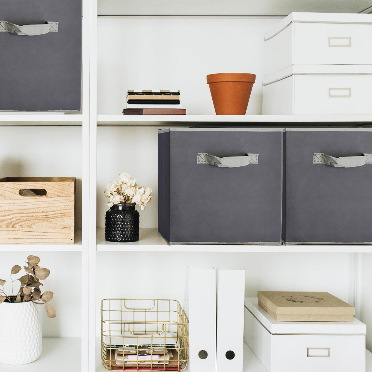 Foldable Square Canvas Storage by GEEZY - UKBuyZone