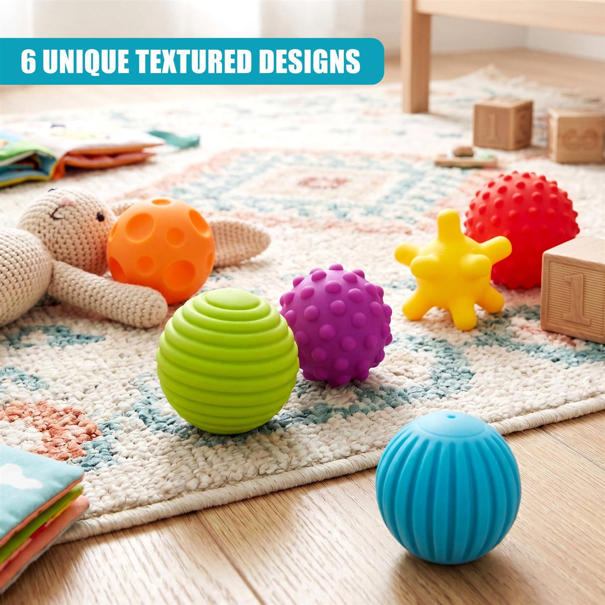 Baby Sensory Balls Set of 6