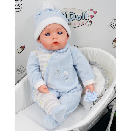 BiBi Outfits - Set of Two Doll Clothes (Blue & Dino) (50 cm / 20") by BiBi Doll - UKBuyZone